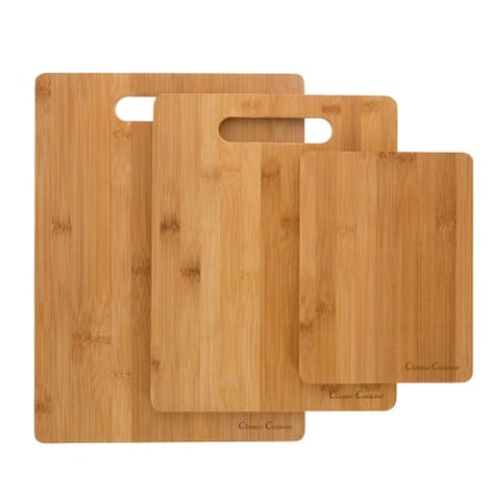 Hastings Home 3-Piece Set Bamboo Cutting Boards 855142CSZ
